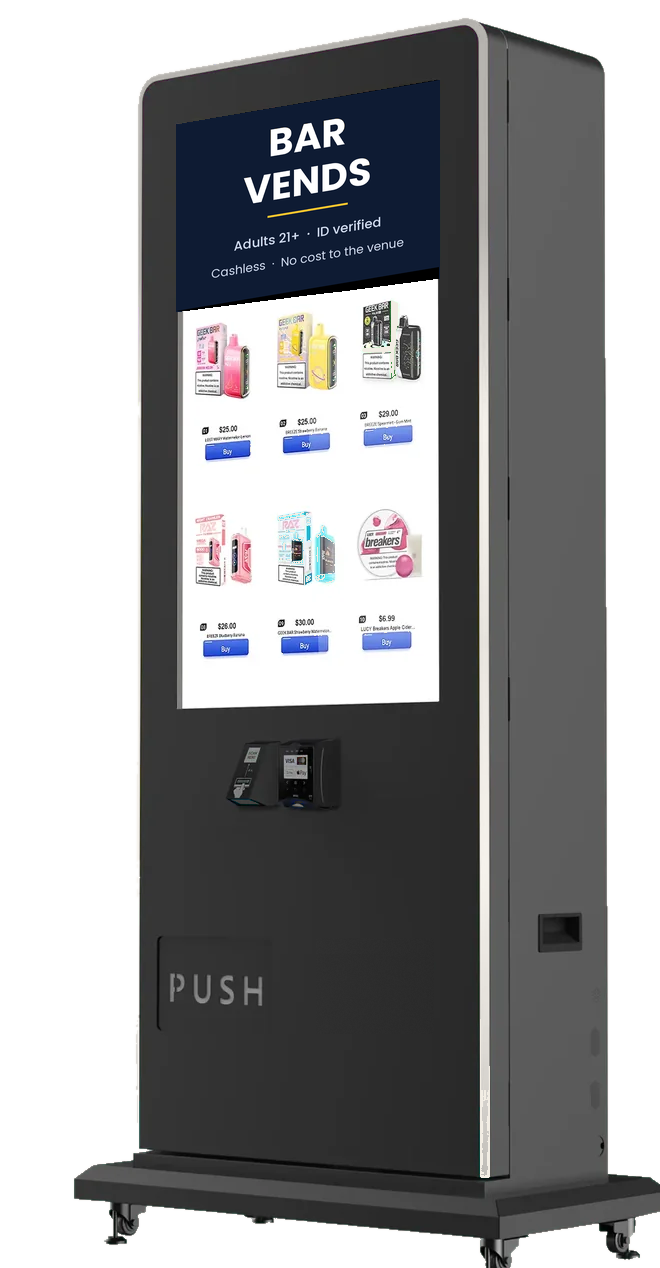 Bar Vends nightlife vending machine